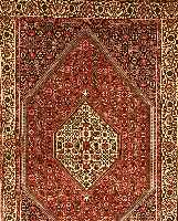 Bidjar,Persien ca 170 x 112 cm. Flor Wolle