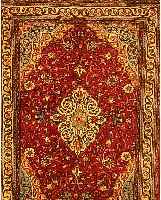 Sarogh,Persien ca 151 x 102 cm. Flor Wolle.
