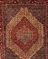 Senneh,Persien ca 163 x 123 m. Flor Wolle.