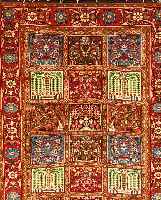 Sarogh,Persien ca 160 x 113 cm. Flor Wolle.