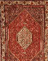 Bidjar,Persien ca 170 x 112 cm. Flor Wolle.