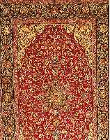 Esfahan fein,Persien ca 178 x 108 cm. Korkwolle m.u.auf Seide.ca 900.000 Kn/qm.