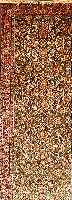 Esfahan fein sign,Persien ca 385 x 89 cm. Korkwolle m.u.auf Seide.ca 900.000 Kn/qm.