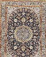 Nain fein,Persien ca 109 x 77 cm. Korkwolle mit Seide.ca 900.000 Kn/qm.