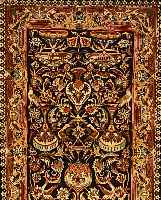 Kaschmar,Persien ca 148 x 100 cm. Flor Wolle mit Seide.