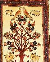 Sarogh,Persien ca 56 x 40 cm. Flor Wolle.