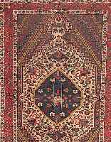 BACHTIAR,PERSIEN CA.205 X 129 CM. EHZ.5 UM 1930. FLOR WOLLE