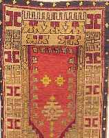 USBEKISTAN, 153 X 87CM, EHZ 3 FLOR WOLLE, UM 1920