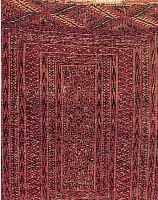 YOMUTH, PERSIEN, 97 X 69CM, EHZ 4 WOLLE AUF WOLLE, UM 1900