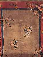 CHINA CA.353 X 275 CM. EHZ.4 UM 1920 FLOR WOLLE