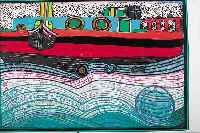 Hundertwasser, Friedenreich, Farblithogra- phie, Regentag auf Liebe Wellen, num. 40/3000,ca. 48 x 68 cm, WVZ HWG Nr. 51