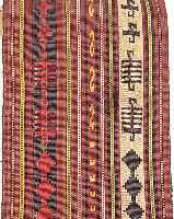 AFGHAN KELIM, 173 X 34CM, EHZ 3-4 WOLLE AUF WOLLE, UM 1920, TEIL EINES ZELTBAND