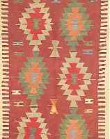 KELIM, TüRKEI, 235 X 169CM, EHZ 2 WOLLE AUF WOLLE, CA.30 JAHRE