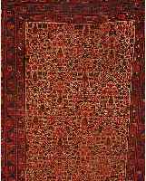 AFSCHAR, PERSIEN, 208 X 151CM, EHZ 5 FLOR WOLLE, UM 1900