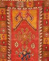 GEBETSKELIM, TÜRKEI, 145 X 95CM, EHZ 4 WOLLE AUF WOLLE, UM 1920