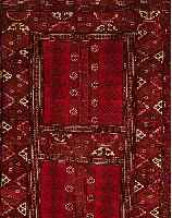 HATSCHLU, AFGHAN, 241 X 168CM, EHZ 3 WOLLE AUF WOLLE,CA.60 JAHRE