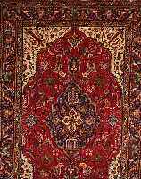 TäBRIZ, PERSIEN, 400 X 291CM, EHZ 4 FLOR WOLLE, CA.60 JAHRE