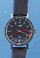 BMW DESIGNERHERRENARMBANDUHR DREHZAHLMESSER, REF.-NR. 9/420/053, SCHWEIZ/DEUTSCHLAND 1994, LIMIT. AUFL. 6000 STüCK, ORIG.-ETUI, PAPIERE M. ...