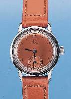 OMEGA HERRENARMBANDUHR, REF.-NR. 323, SCHWEIZ UM 1940, EDELST., BODEN GESCHR., BEI FERTIGST. WASSERD., ORIG. KUPFERFARB. BLATT, GEBL. ...
