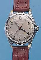 KONVOLUT: 2 ENICAR HERRENARMBANDUHREN, BEIDEMODELLSERIE SPORT, BEIDE VERSCHR. EDELST.- BöDEN, BEIDE LEDERB. NEU, FERTIGUNG UM 1950, 1X ...