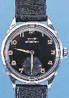 KONVOLUT: 2 TISSOT HERRENARMBANDUHREN, BEIDEHANDAUFZ., EDELST., BöDEN GESCHR., 1948-1952, 1X 2-FARB. BLATT FL., 16 ST., INDIR. ZENTRAL- SEK., ...