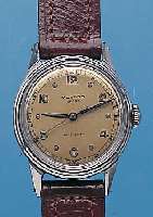 KONVOLUT: 2 MOVADO HERRENARMBANDUHREN, SCHWEIZ UM 1945, BEIDE EDELST., BöDEN GESCHR.,ZUSäTZL. INNENSCH. GEGEN MAGN., 1X SCHW. BLATTKL. SEK., ...
