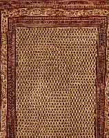 INDO-MIR, 351 X 254CM, EHZ 2-3 FLOR WOLLE, CA.10 JAHRE, MOTTENFRAS