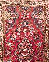 HAMADAN, PERSIEN, 150 X 76CM, EHZ 3 FLOR WOLLE, CA.30 JAHRE