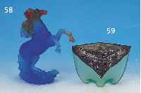 KLEINE VASE, ÖSTERREICH, LöTZ, UM 1900, FüR DEN FRANZöSISCHEN MARKT GEFERTIGT, GRüNES GLAS, GEPRäGTE ZINNMONTIERUNG IN LIBELLEN- FORM ...