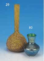 VASE, FRANKREICH, A. DELATTE, 30ER JAHRE, SCHICHTGLAS MIT GELBEM INNENüBERFANG, BRAUNE EINSCHMELZUNGEN, H. CA. 25.5 CM