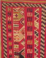 KELIM-BAHN, RUSSLAND, 215 X 107CM, , EHZ 4 WOLLE AUF WOLLE, UM 1940