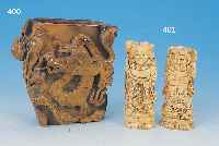PINSELBECHER, CHINA, 20. JH., ACHAT, REICH GESCHNITTEN, TIEF RELIEFIERTER DRACHENDEKOR, H. CA. 13 CM