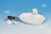 PORZELLANFIGUR, ROSENTHAL, UM 1920, SIGN. HIMMELSTOSS, HIRSCHKäFER, NATURALISTISCHE BE- MALUNG, L. BRANDRISSIG, L. 8,5 CM