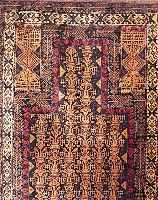 ZAKINI, AFGHANISTAN,125 X 80CM, EHZ 4 WOLLE AUF WOLLE, UM CA.50 JAHRE