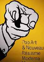 LICHTENSTEIN, ROY, FINGER POINTING, FARBOFF-SET, PLAKAT ZUR AUSSTELLUNG IM MODERNA MUSEET STOCKHOLM 1991, HANDSIGNIERT, CA. 100 X 70 CM
