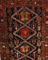 GHOMSHE, PERSIEN, 236 X 167CM, EHZ 4 WOLLE AUF WOLLE, UM 1940