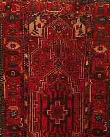 GOLTHOG, PERSIEN, 195 X 104CM, EHZ 3 FLOR WOLLE, CA.40 JAHRE