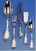 FRüHSTüCKSBESTECK FüR 12 PERSONEN, 800ER SILBER, 60ER JAHRE, MEISTERMARKE AWS = AUGUST WELLNER, SCHWäBISCH-GMüND, BEST. ...