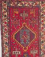 MESCHGIN, PERSIEN, 330 X 105CM, EHZ 3 FLOR WOLLE, CA.30 JAHRE