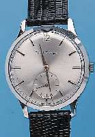 GIRARD PERREGAUX HERRENARMBANDUHR, SCHWEIZ UM 1948, METALL 2. GEH. HARTVERCHR., AUF KUNDENWUNSCH BEIDS. VERGL., BLATT REST., RUNDANKERW., ...