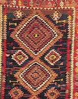 SCHIRWAN-KELIM, RUSSLAND, 300 X 160CM, EHZ 5, WOLLE AUF WOLLE, UM 1900