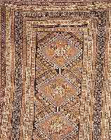 AFSCHAR, PERSIEN, 330 X 150CM, EHZ 3-4 WOLLE AUF WOLLE, CA.70 JAHRE