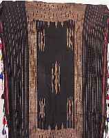 TISCHDECKE SYRIEN, 126 X 102CM, EHZ 3 NATURSEIDE, HANDGEWEBT, UM 1950