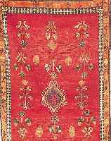 GASHGAI, PERSIEN, 197 X 115CM, EHZ 4 WOLLE AUF WOLLE, UM 1900