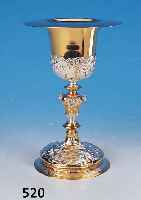 MEßKELCH UND PATENE, ROKOKOSTIL, HANAU, UM 1880/90, SILBER Z.T. VERGOLDET, GETRIEBEN, NODUS MIT DREI HALBPLAST. ENGELSKöPFEN VER- ZIERT, ...