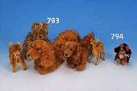 MAULWURF, STEIFF, WOHL 60ER JAHRE MOHAIR, MIT SCHAUFEL, MAXI, ETIKETT, H. 10,5CM