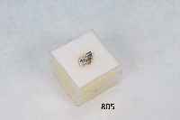 Mondgestein, von der Rückseite des Mondes, ca. 0,16 g., (Achondrit LUN-A), wurde vom Max-Planck-Institut Mainz (Referenzprobe dort) alsAnorthosit ...