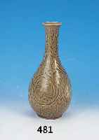VASE, CHINA, SPäTE SONG-DYNASTIE, UM 1250 1300, GRAUER KERAMIKSCHERBEN, SOG. PROTO- PORZELLAN, GERITZTER DEKOR, GRüNE SELADON-GLA-SUR, HöHE ...