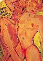 PFEFFERKORN, FELIX, SAMUEL, 1845 BERLIN - 1980, TRUE LOVERS, SIGNIERT DATIERT 1978 AUF DER RüCKSEITE, VORNE MONOGRAMMIERT, ÖL/ ...
