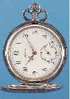 ALPINA HERRENTASCHENUHR SAVONETTE, REF.-NR. 140142, SCHWEIZ UM 1920, TULASILBER IM STREI- FENDEKOR, EMAILBL. RISS./SIGN., VERG. BRüCKEN-ANKERW., ...